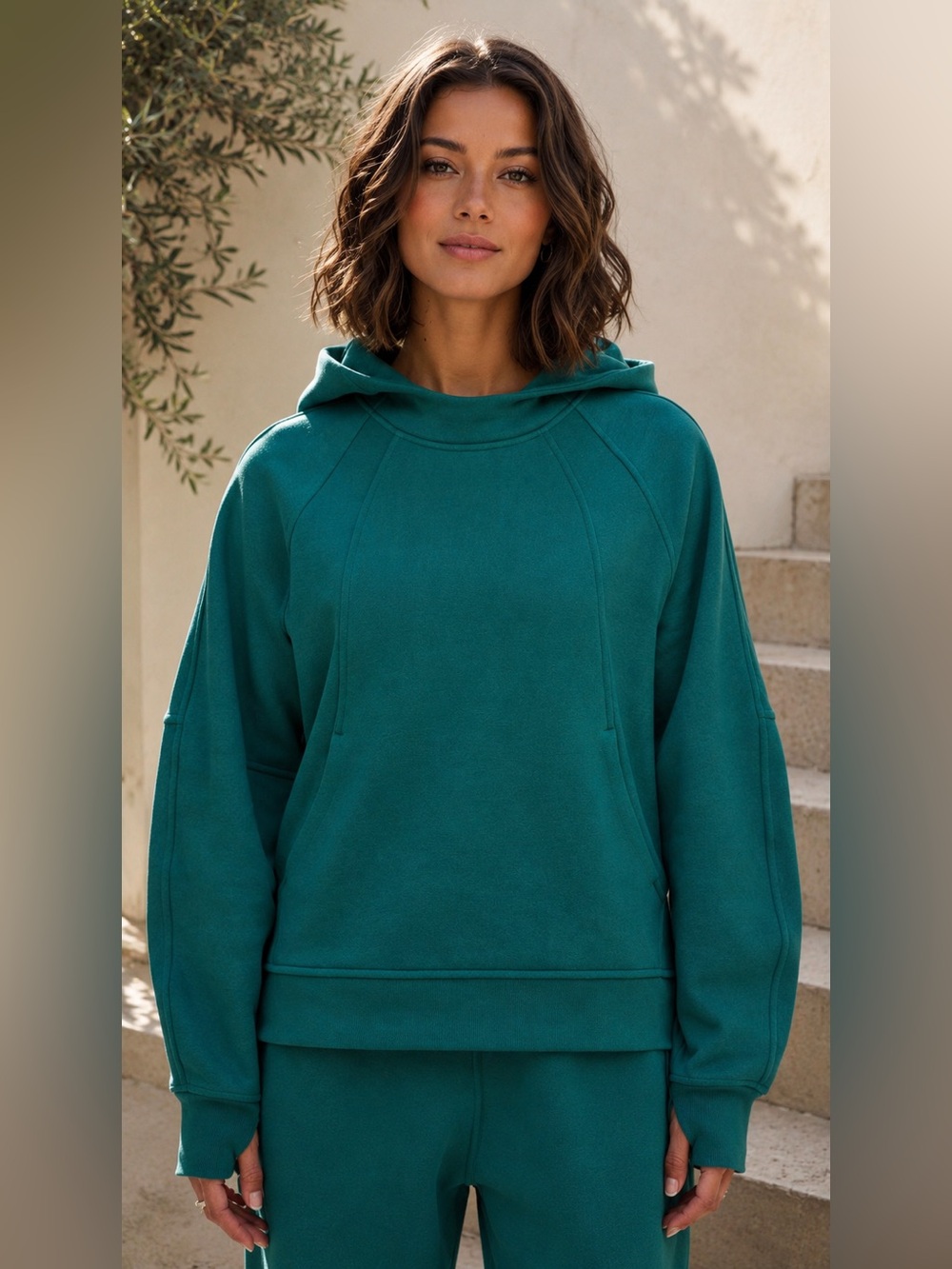 lululemon athletica Teal Lagoon Relaxed Hooded Sweatshirt